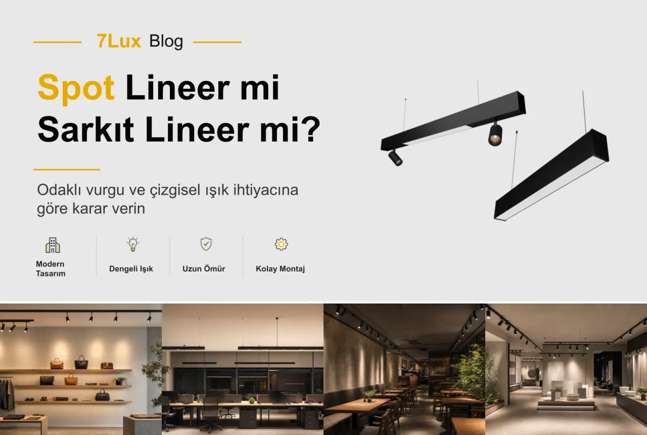 Spot Lineer mi Sarkıt Lineer mi? Odaklı Işık ve Çizgisel Aydınlatma Seçimi