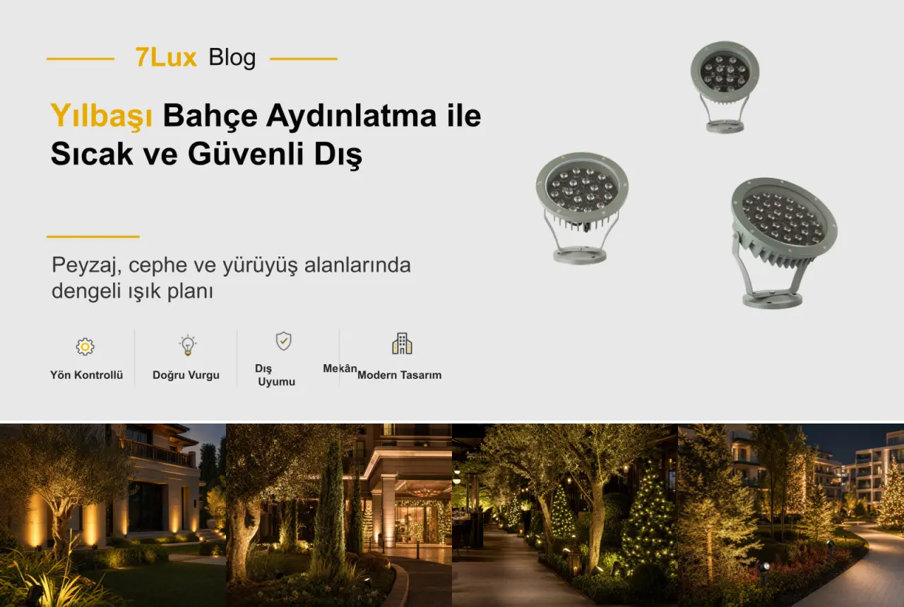 Yılbaşı Bahçe Aydınlatma ile Sıcak ve Güvenli Dış Mekân Rehberi