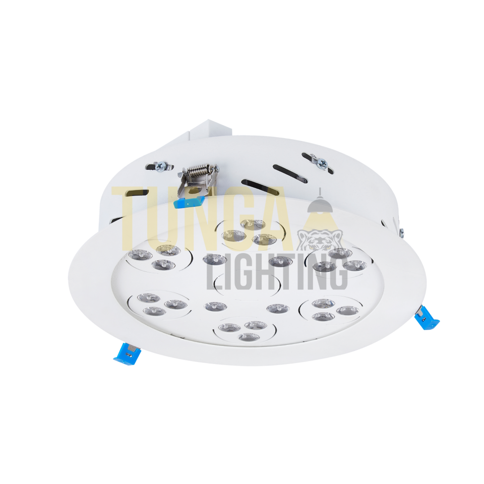 Motorlu Kuyumcu Armatürü Yuvarlak 190Ø 35W