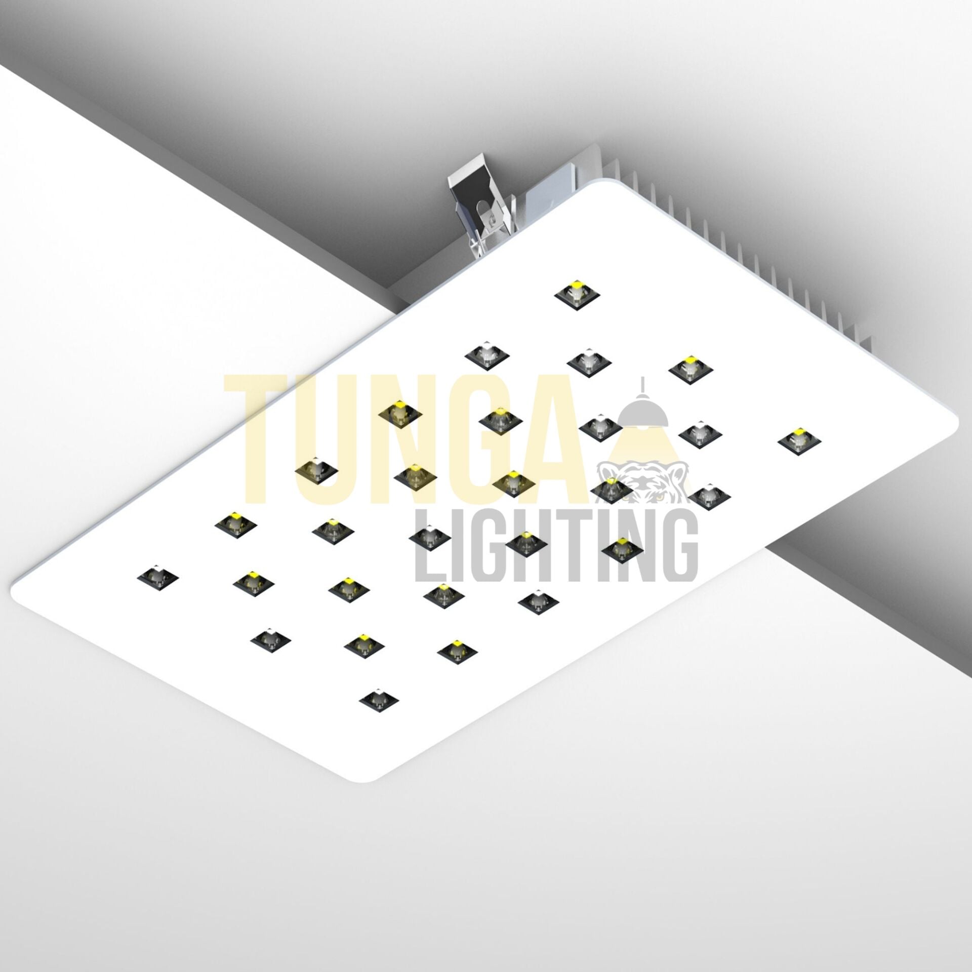 Kuyumcu Armatürü Dikdörtgen 210x360 Mm 42W