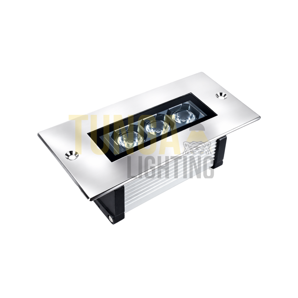 3W Zemin Gömme Wallwasher Aydınlatma IP65 220V