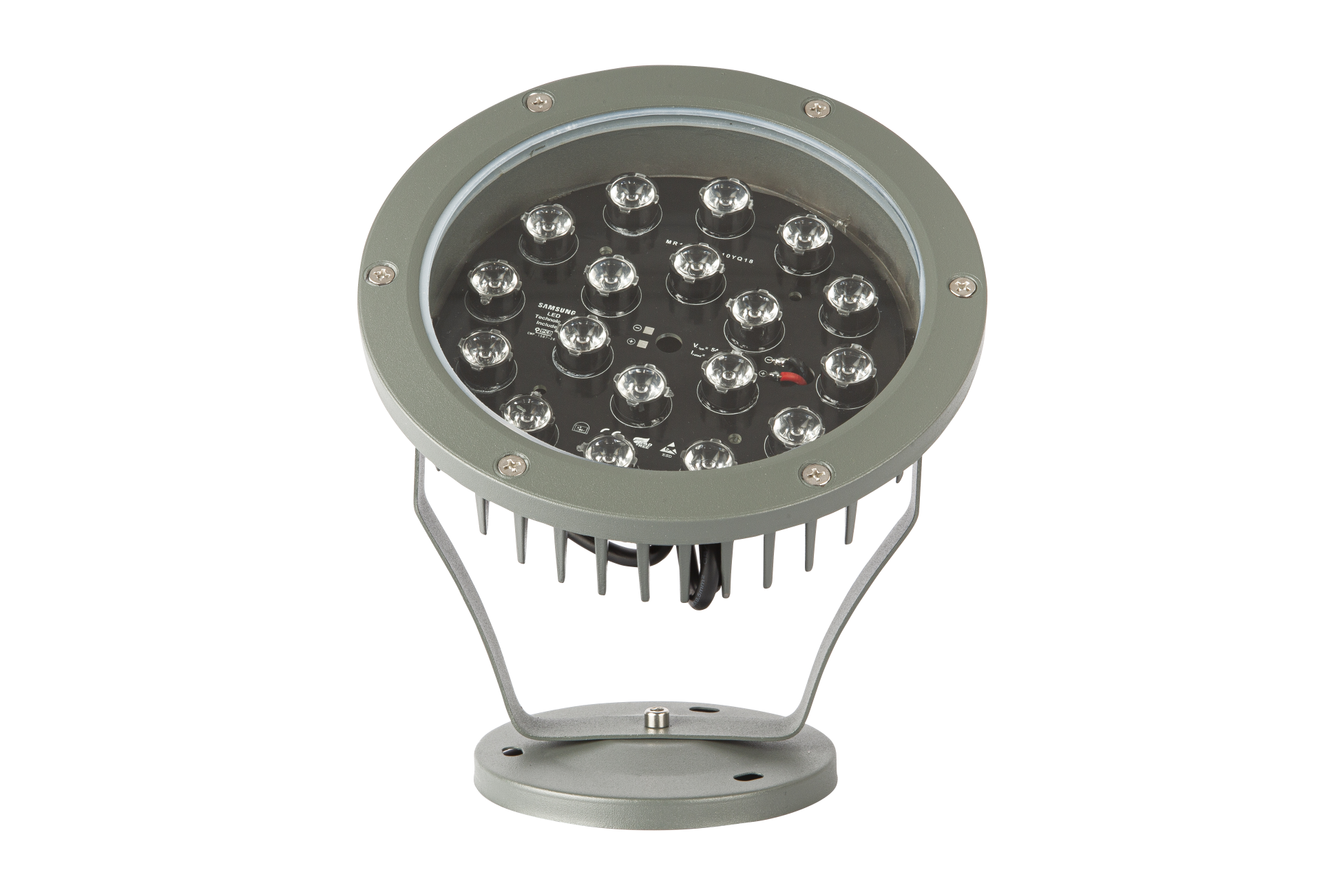 18W Bahçe Cephe Armatürü IP65 24V & 220V Pirinç Ventil