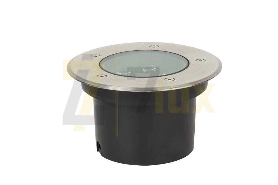 9W Zemin Gömme Kasa Yuvarlak IP65 220V