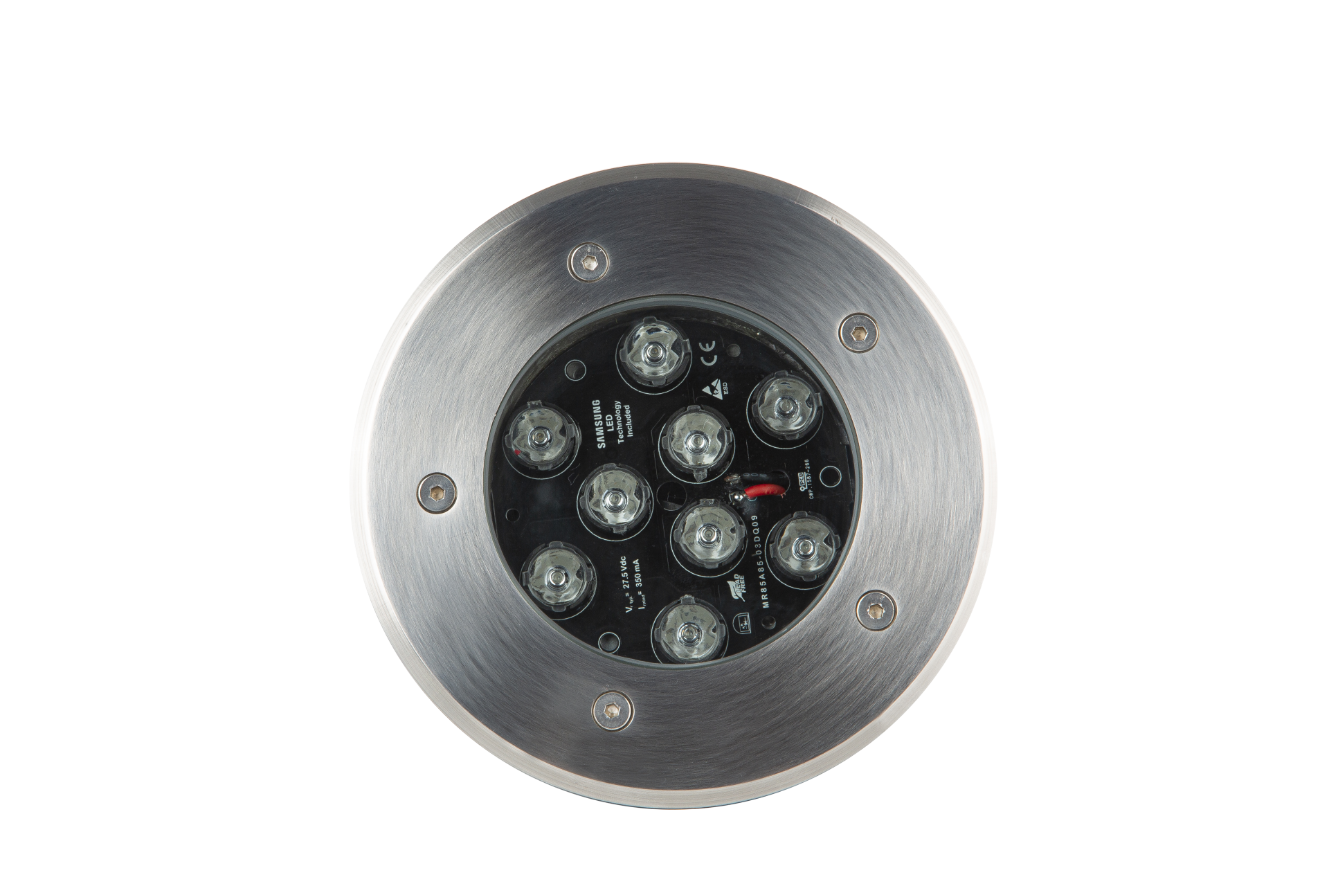 9W Zemin Gömme Kasa Yuvarlak IP65 220V