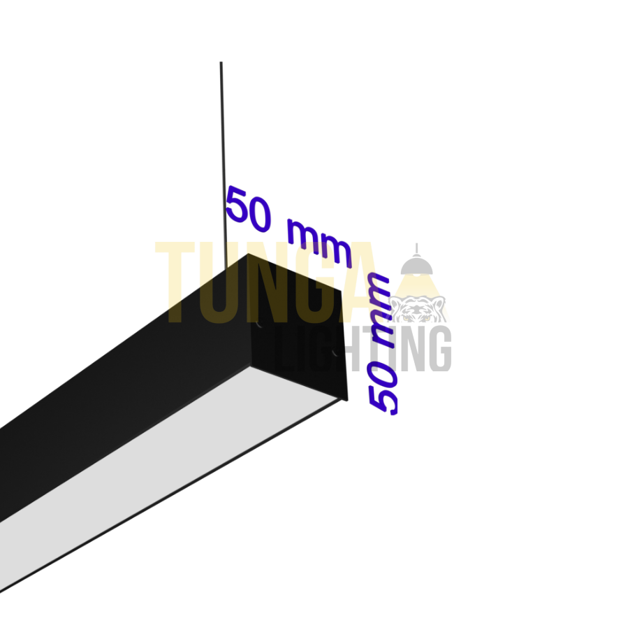 Lineer LED Armatür Sarkıt 42W/M 50x50 Kasa