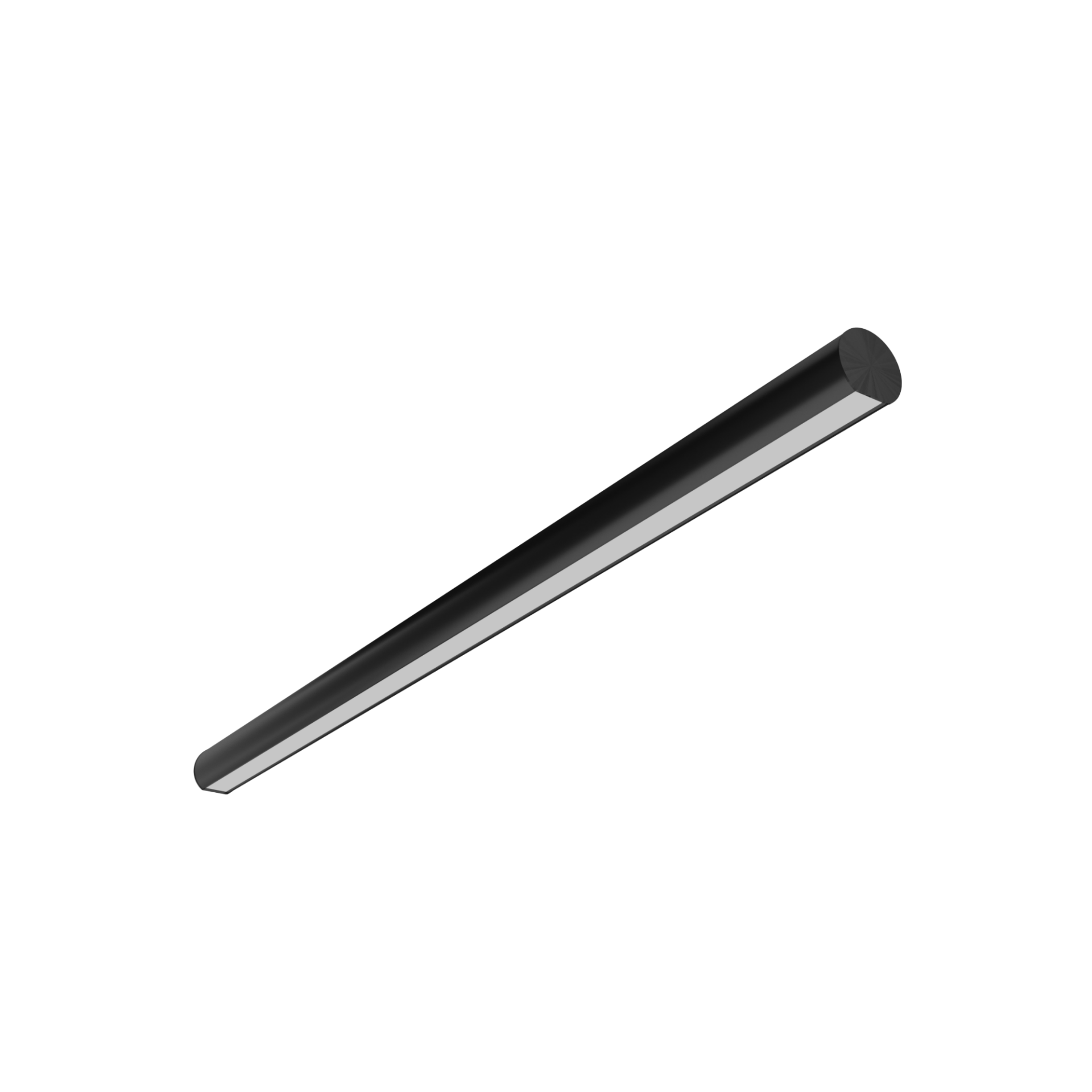 Lineer LED Armatür Sarkıt 30W/M Oval Kasa 57x62