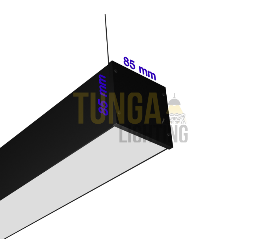 Lineer LED Armatür Sarkıt 63W/M 85x85 Kasa