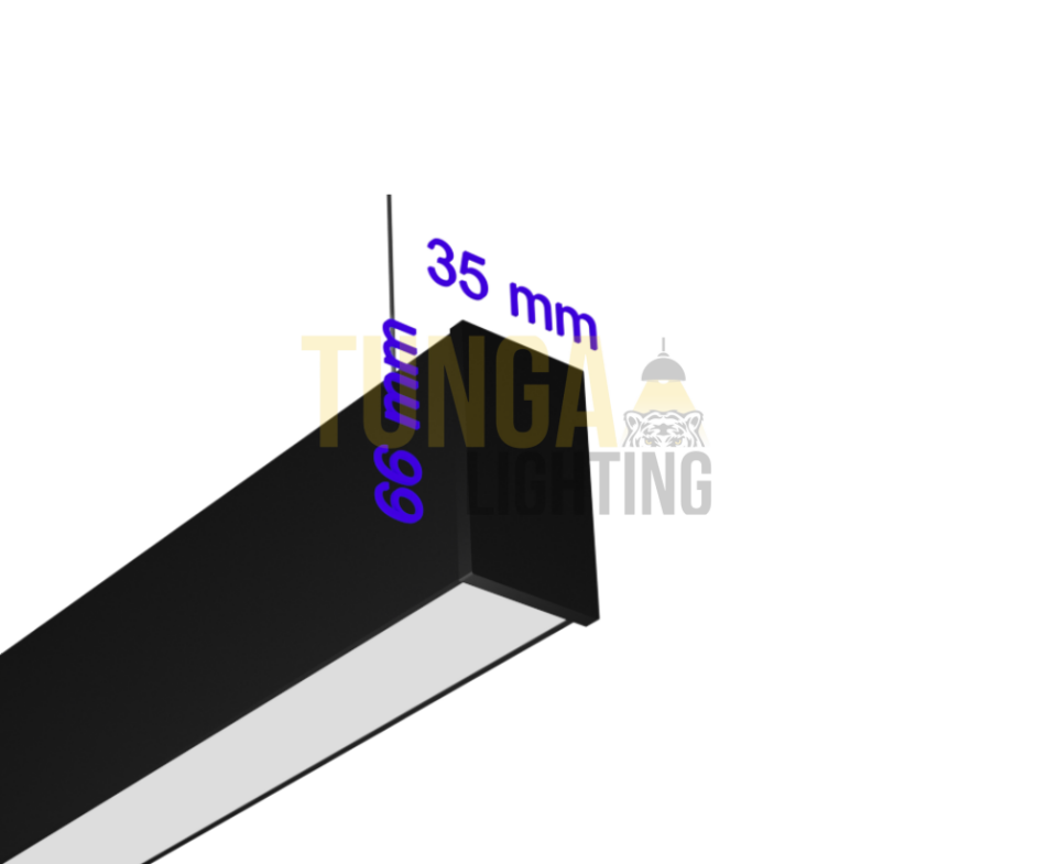 Spot Lineer Led Armatür Serisi 35x66 Kasa