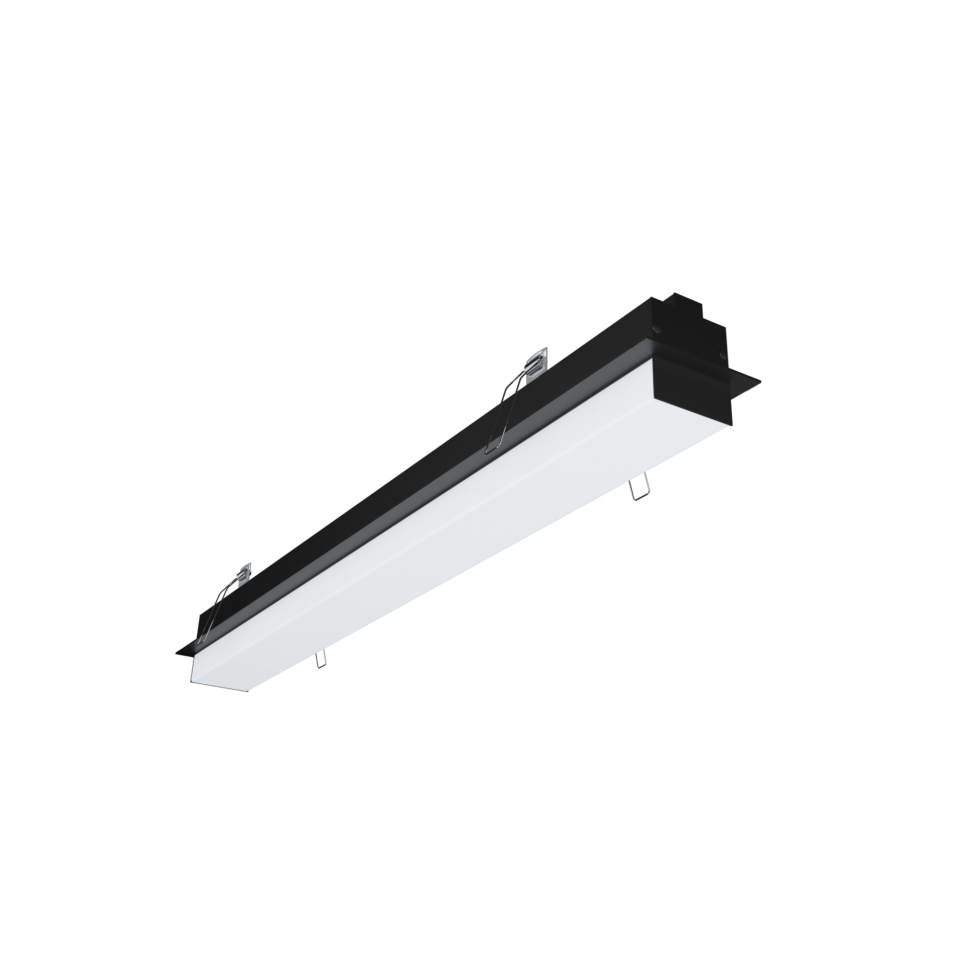 Sıva Altı Lineer LED Armatür 30W/M U Pleksili 72x51x42 Kasa