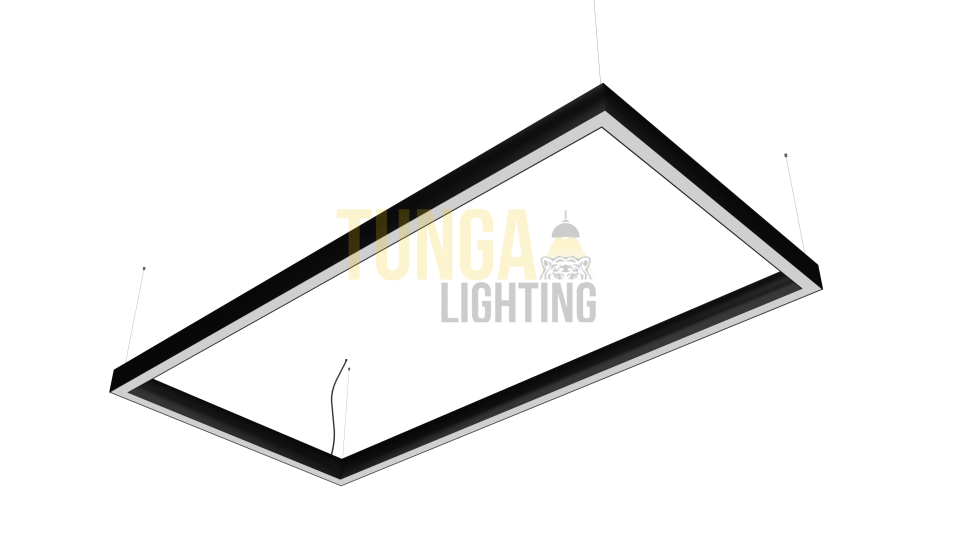 Dikdörtgen Lineer Aydınlatma 35x66 Kasa